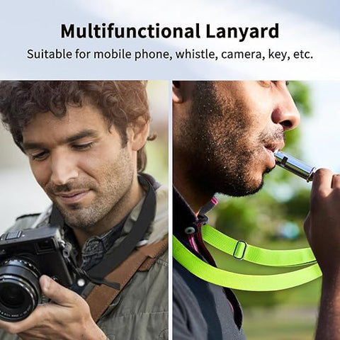 Mobile Phone Chain with Adjustable Lanyard and Patches