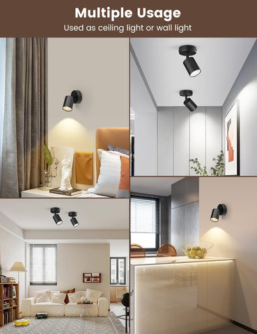 Light fixture used as ceiling and wall light in various indoor settings.