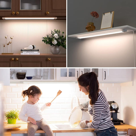 Under Cabinet LED Light 41cm Hand Wave Sensor Dimmable 4000K 430lm