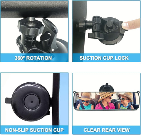 KITBEST Adjustable Rear View Mirror for Driving Test