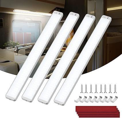 Slim 42cm LED Strip with Cool White Light Output