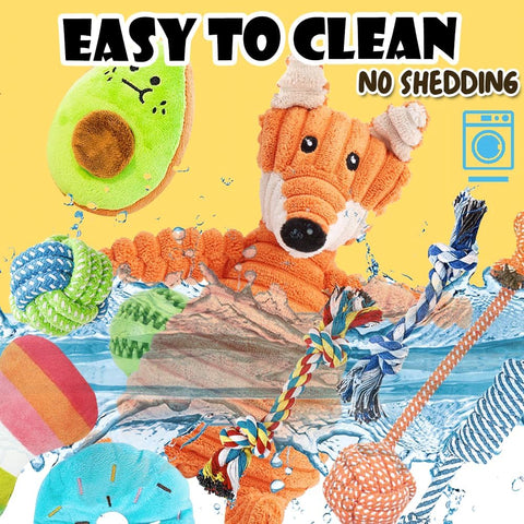 Speedy Panther 10 Pack Luxury Puppy Teething Toys Set