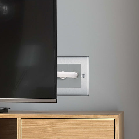 BG Electrical Double Co-Axial and TV/FM Socket