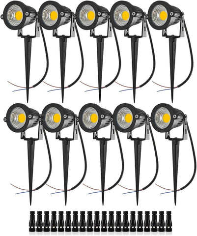12V Garden Lights 10W Low Voltage Landscape Lights for Trees Pathway Yard