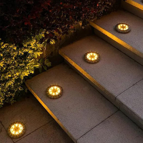 EBION Outdoor Ground Lights 4 Pack,IP67 Decking Buried Lights