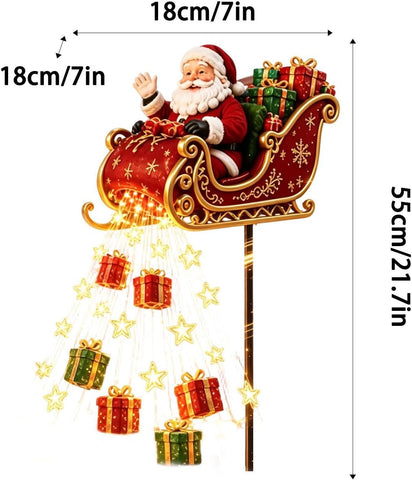 Battery Powered Christmas Lights Battery Cascading Winter Warm Glow