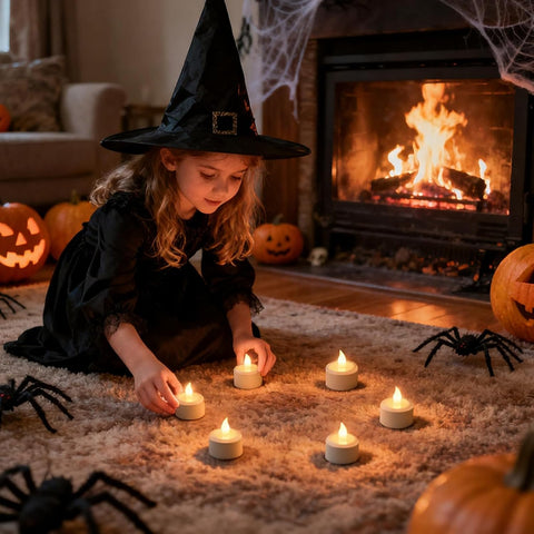 6PCS Rechargeable LED Tea Lights with Charging Base, Remote Timer Flameless Tealight Candles for Home & Party Décor