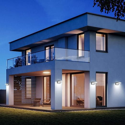 Motion sensor detection area up to 8 meters for security lighting


