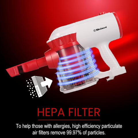 Belaco 3 in 1 Corded Upright Vacuum Cleaner