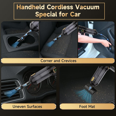 Cordless Car Vacuum Cleaner 22000PA High Power