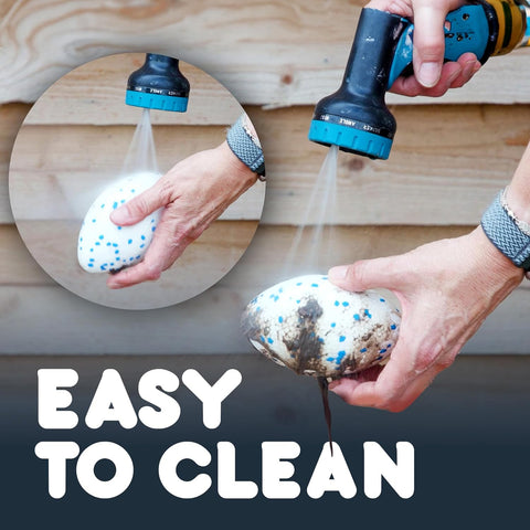 Petface Outdoor Paws Mighty Rugby Ball Dog Toy Extra Strong