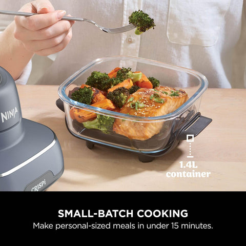 CRISPi 3.8L Portable Air Fryer 4-in-1 | Air Fry, Roast, Keep Warm & Recrisp | Compact Space-Saving Design | 1700W