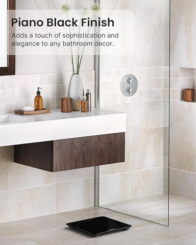 Core 1S Digital Bathroom Scales – High Precision Body Weight Scale with LED Display, Step-On, Accurate Measurements in Kg/Lb/Stone