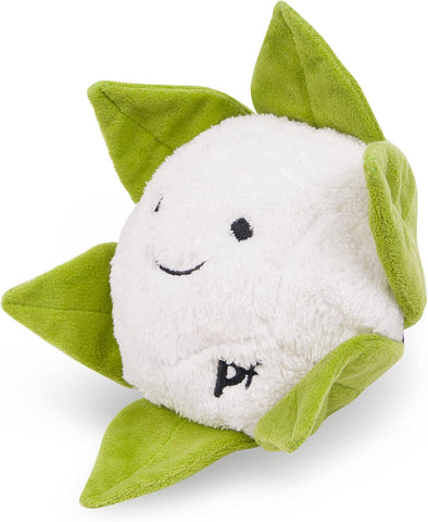 Petface Cauliflower Plush Dog Toy with Squeaker