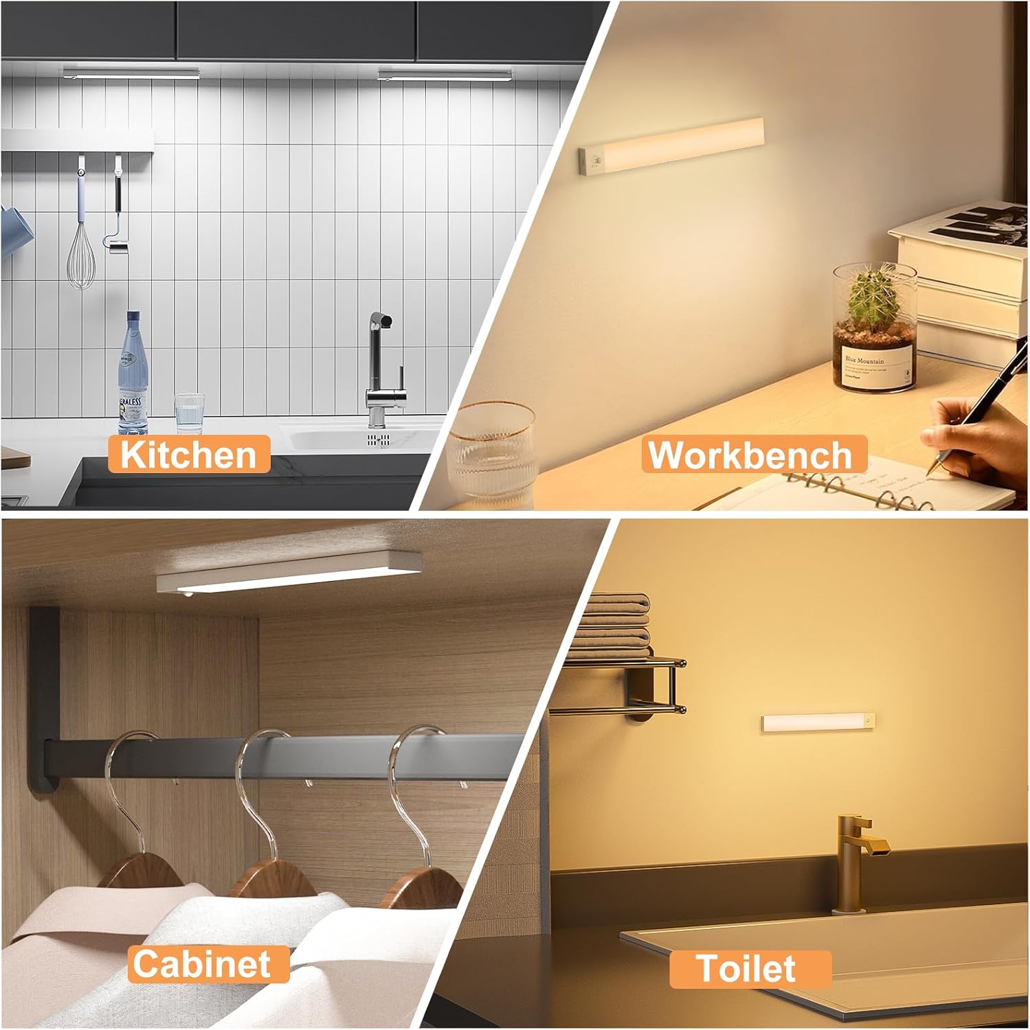 Buy LED Dimmable Under Cabinet Strip Light In UK - Shop Now!