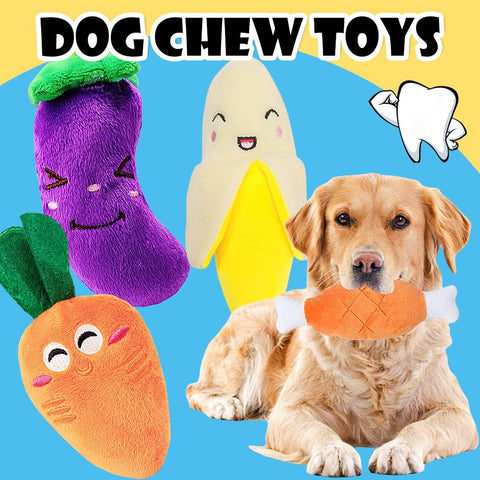 Speedy Panther 6 Pcs Squeaky Plush Dog Toys for Small Medium Dogs