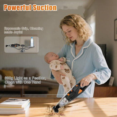 Cordless Handheld Vacuum Cleaner 25000Pa