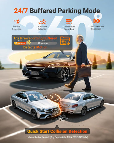 Vantrue N5S 4-Channel 360° Dash Cam with STARVIS 2 & IR Night Vision