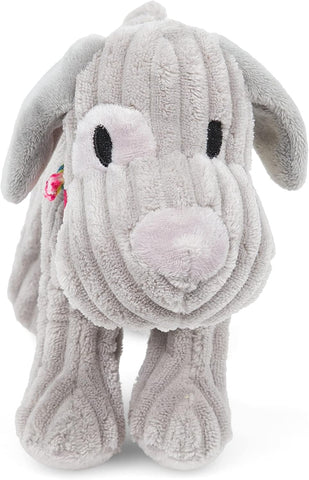 Fun Freddi Cord and Plush Puppy Dog Toy with Built-In Squeaker for Playtime, Chewing, Cuddling and Behavioural Enrichment