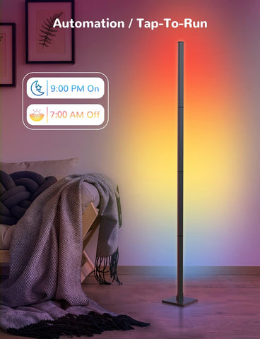 App interface for smart LED lamp colour control


