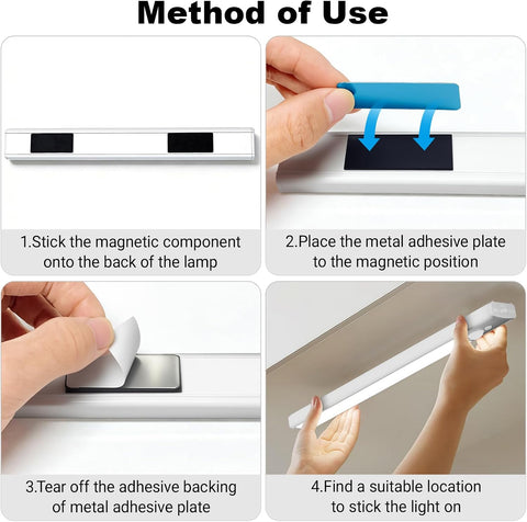 5 Pack Rechargeable Under Cabinet Lights with Motion Sensor – Wireless LED Cupboard Lighting with 3 Brightness Levels & Magnetic Mount - Light Up the Dark Corners You Use Every Day