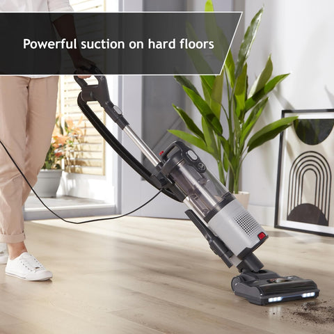 Hoover HL4 Grey Upright Vacuum Cleaner with LED & Anti Hair Wrap