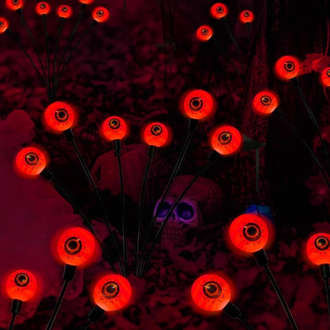 Halloween Eyeball Lights Waterproof Festive Pathway Stake Lights