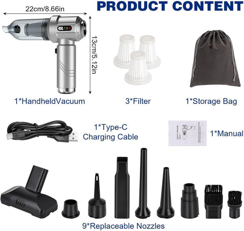 Zarkh Handheld Vacuum Cleaner 13000Pa