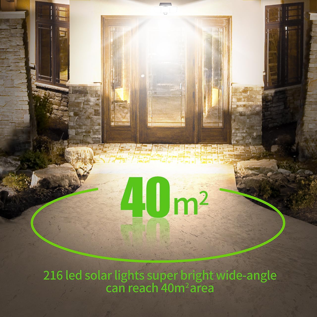 driveway solar security light


