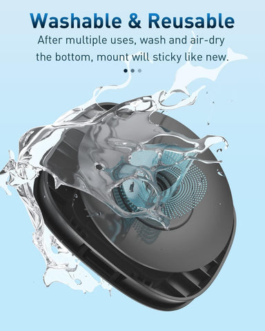 JOYEKY 360° Rotatable Car Phone Holder Dashboard Mount for iPhone Samsung Android Smartphones