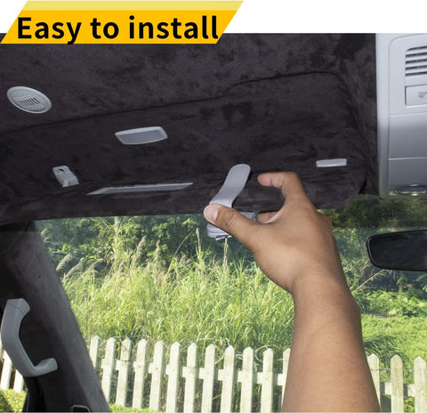 Magnetic Leather Sunglasses Holder for Car Visor