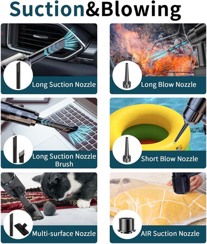 Zunth Handheld Vacuum Cleaner – 50000PA Powerful