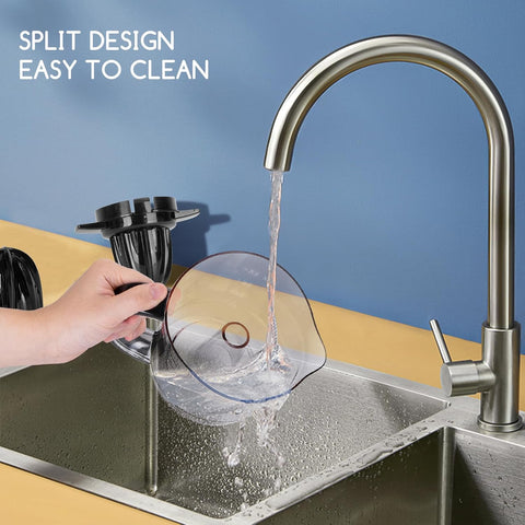 Electric Citrus Juicer 700ml Bowl Two-Way Rotation with 2 Cones Black