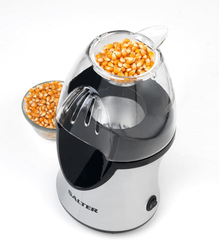 Salter EK2902 Electric Popcorn Maker – Silver 1200W