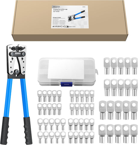 Battery Cable Lug Crimping Tool 6–50mm² Set