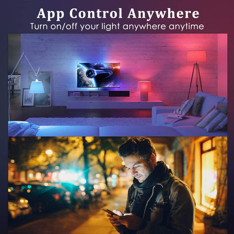 Avatar Controls Smart Bulb, Alexa Light Bulbs B22 Bayonet 9W RGBCW Colour Dimmable Works with Alexa/Google Home, No Hub Required(Updated 3000-6200K Warm and Cool White) [Energy Class F]