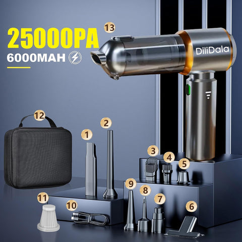 Meta Title: DiliDala Car Vacuum Cleaner 25000PA Portable