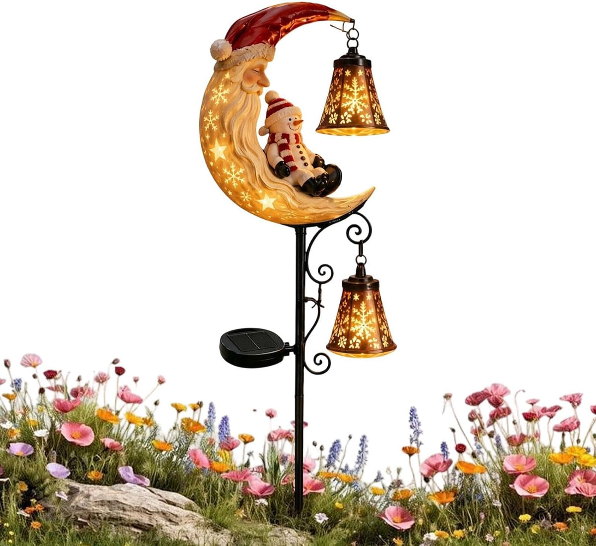 Christmas Solar Stake Light - Waterproof Pathway Lighting, Solar Powered