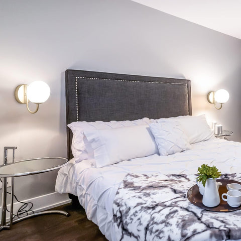 Gold Globe G9 Up Down Wall Light Modern Sconce