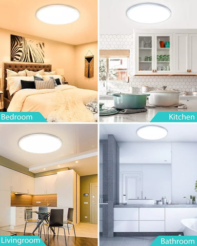 Flush Mount round LED Ceiling Light – Modern & Energy-Efficient