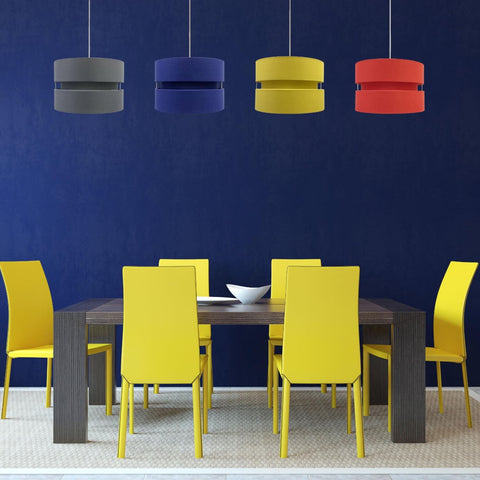 Soft Grey Fabric Drum Lampshade for UK Homes

