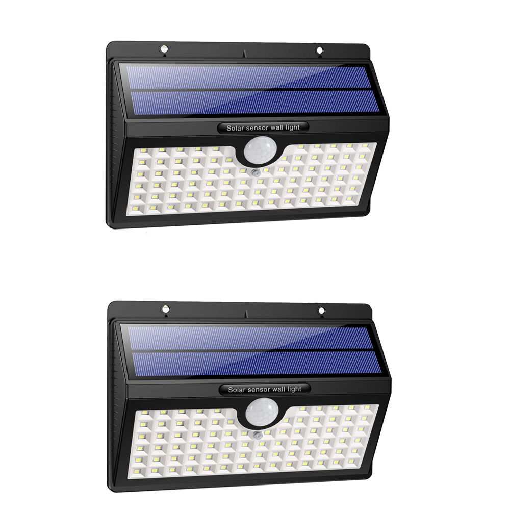 78 LEDs Solar Powered Wall Security Lights In UK - in UK
