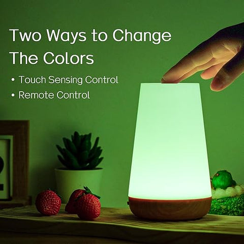 RGB Touch Lamp with Remote Control and Brightness Levels


