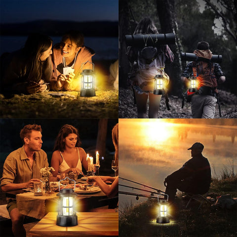 Camping Lanterns Battery Operated -2 Pack LED Camping Lights