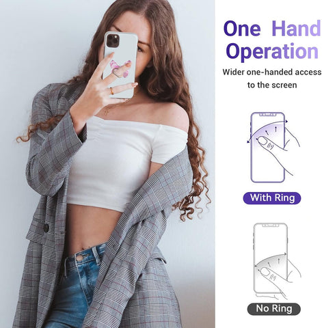 Butterfly Phone Ring Holder Set 3 Pack