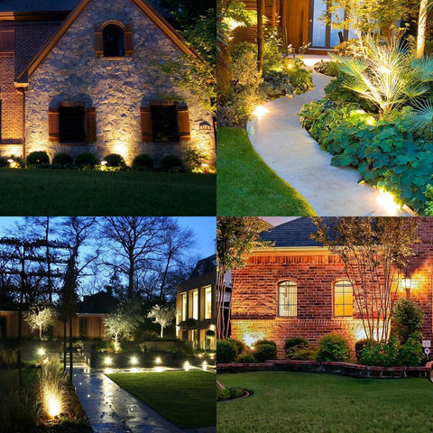 12V Garden Lights 10W Low Voltage Landscape Lights for Trees Pathway Yard