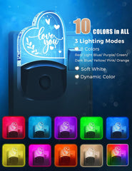 Soft-glowing bedside night light providing a cozy and relaxing ambiance.