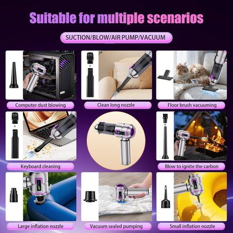 Lyiazsoy Cordless Car Vacuum Cleaner 22000PA