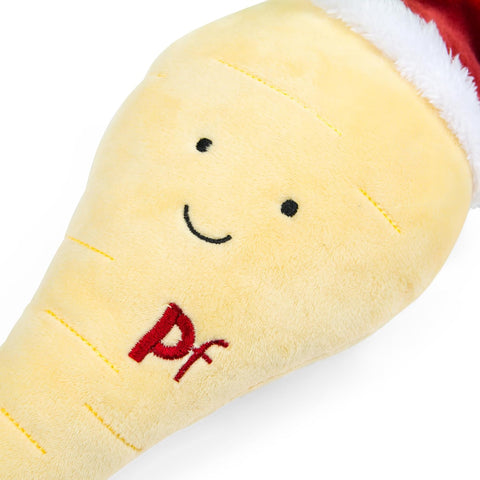 Plush Christmas Dog Toy with Squeaker