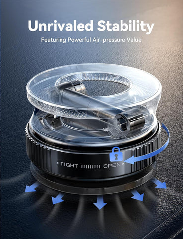 JOYROOM Black Suction Cup MagSafe Car Mount – 360° Vacuum Phone Holder